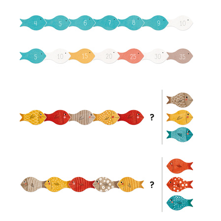 Układanka Wieloryb i rybki Londji