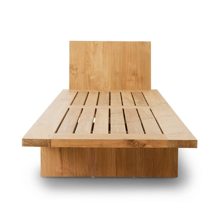 Leżanka outdoor teak retro Hk living