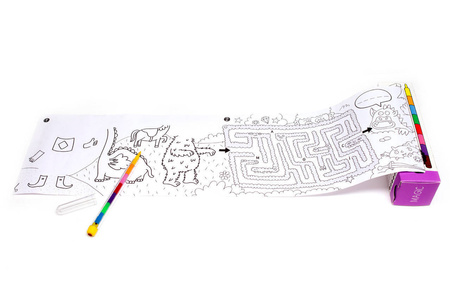 Kolorowanka z grami Magia OMY