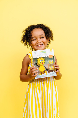 Glo Pals, Postać do kąpieli Wielki Ptak - zestaw z dwiema kostkami sensorycznymi świecącymi w wodzie