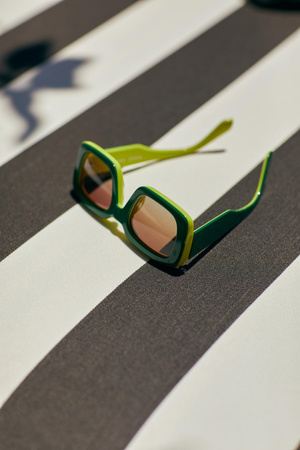 Sofa outdoor, drewno tekowe, stracciatella Hk living