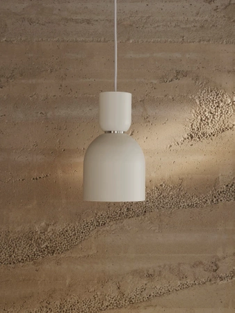 Lampa wisząca Socket Pendant Bell biała ferm LIVING