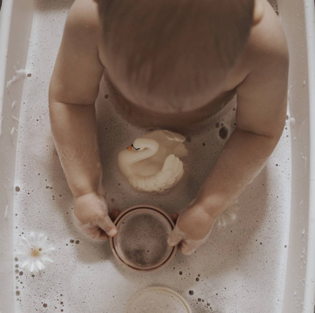 Gryzak zabawka do kąpieli z naturalnego kauczuku Łabędź Matruba