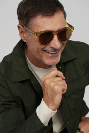 Okulary przeciwsłoneczne #N golden green IZIPIZI