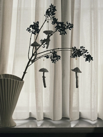 Zawieszki grzybki 4 sztuki ferm LIVING