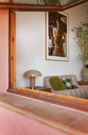 Lampa stołowa LOUNGE, mocha Hk living