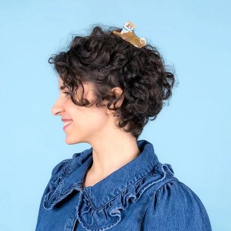 Klamra do włosów pies shiba - Coucou Suzette