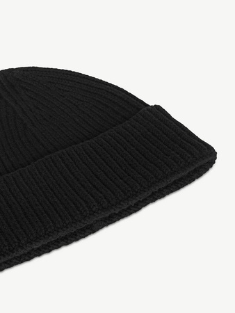 Czapka Robin z wełny czarna Peniche