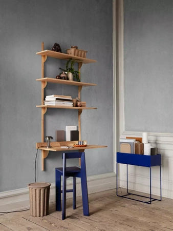 Krzesło dziecięce wysokie Ark niebieski ferm LIVING