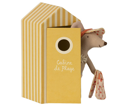 Myszka plażowa starsza siostra w kabinie Maileg