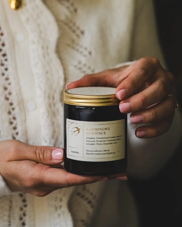 Świeca sojowa Karminowe Rumieńce Jaskółka