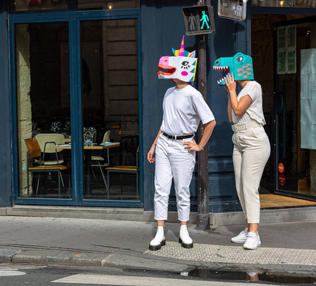 Maska 3D dinozaur REX OMY