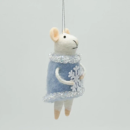 Zawieszka Pani Myszka Śnieżynka Kalid