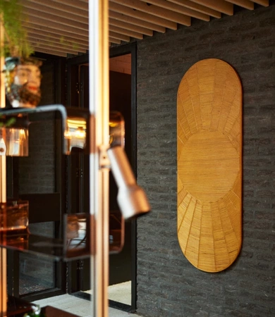 Panel ścienny rattanowy SUN HK Living