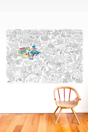 Kolorowanka 100x70 świat zwierząt OMY