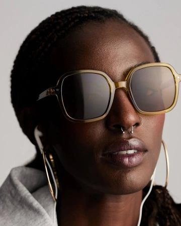 Okulary przeciwsłoneczne Office golden green IZIPIZI