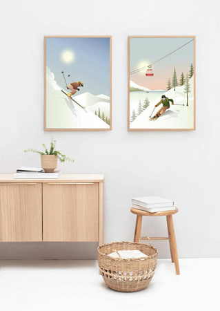 Plakat OFFPISTE SKIING ViSSEVASSE