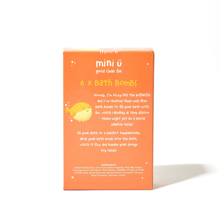 Kule musujące do kąpieli 6 szt. Mini U