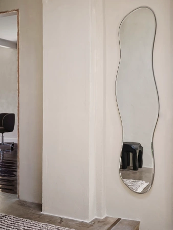 Lustro Pond duże dark chrome ferm LIVING