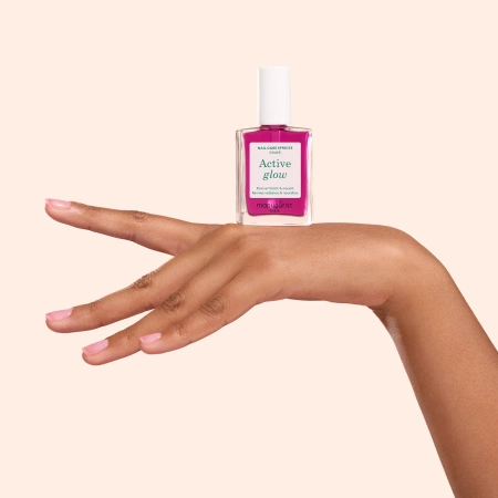 Pielęgnacyjny lakier do paznokci Active Glow Grape Manucurist