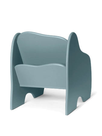 Fotel Slope niebieski ferm LIVING