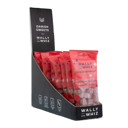 Żelki Blackcurrant with strawberry WALLY AND WHIZ