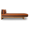 Leżanka outdoor teak retro  Hk living