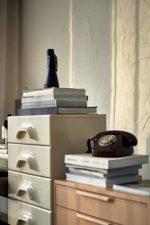 Komoda z 8 szufladami kremowa HK Living