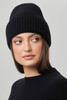 Czapka Robin z wełny czarna Peniche