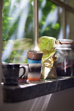 Zestaw 4 kubków do espresso 70's: funky,80 ml HKliving