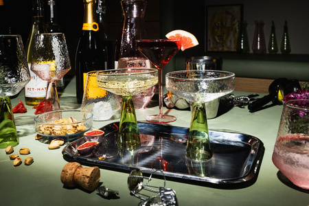 Kieliszki do szampana Claude zielone Brut Homeware