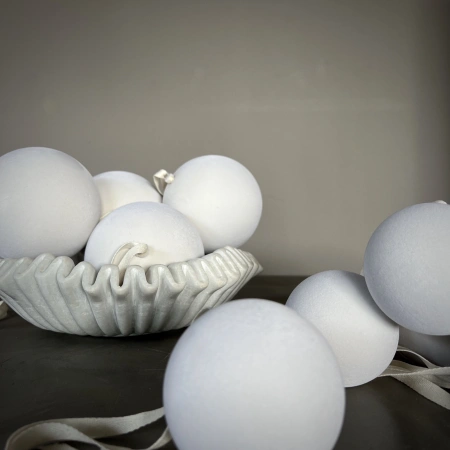 Bombka Velvet Tone creme Nordstjerne