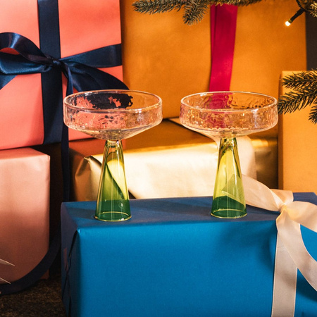 Kieliszki do szampana Claude zielone Brut Homeware