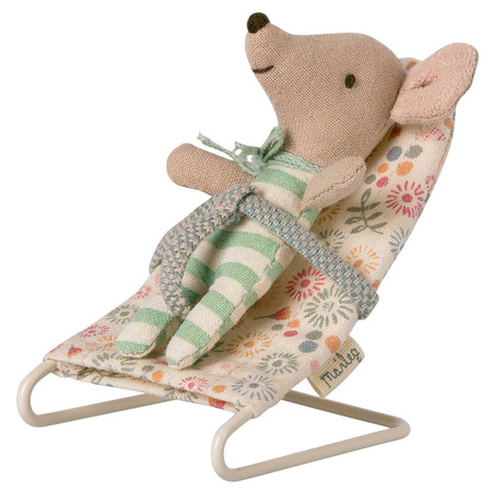 Leżaczek baby łososiowy Maileg