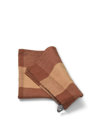 Ręcznik kuchenny Hale Peach/Spice Red Fern ferm LIVING