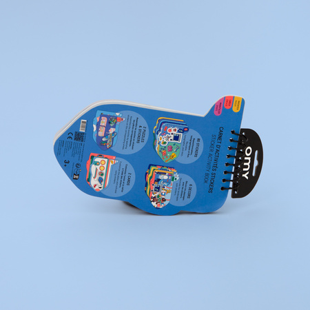 ZESZYT KREATYWNY Z NAKLEJKAMI - VROOM OMY