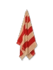 Ręcznik kąpielowy Alee Light Camel/Red ferm LIVING