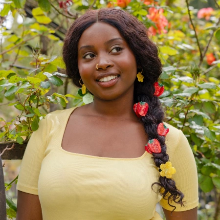 Klamra do włosów mini truskawka - Coucou Suzette