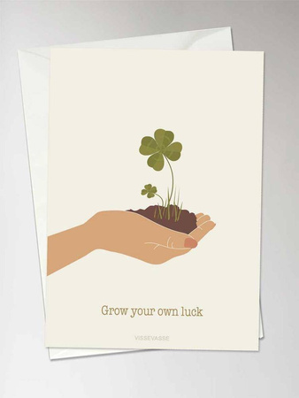 Kartka Grow your own luck ViSEEVASSE