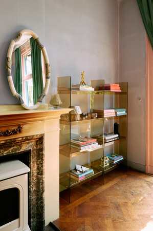 Regał akrylowy oliwkowa zieleń HK Living