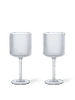 Kieliszki do wina wysokie Ripple ferm LIVING