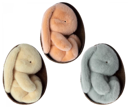 Króliczek pluszowy w jajku rose Maileg