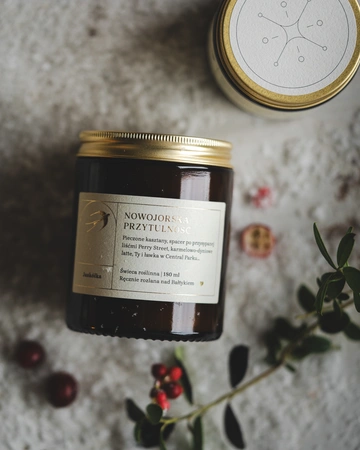 Świeca sojowa Nowojorska Przytulność Jaskółka