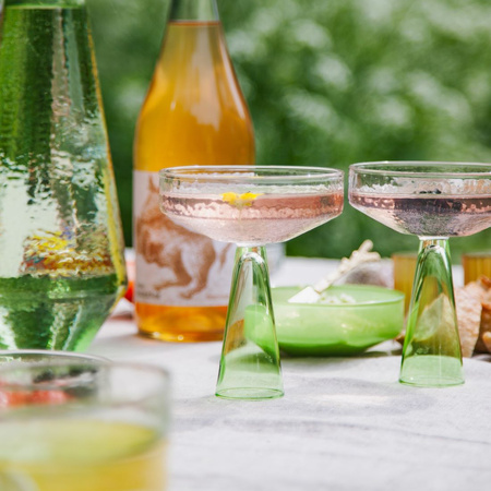 Kieliszki do szampana Claude zielone Brut Homeware