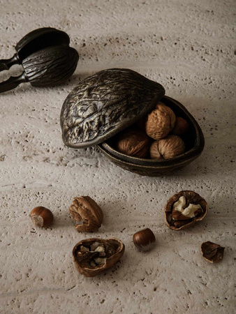 Pojemnik orzech ferm LIVING