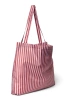 Torba na zakupy Red / Lilac Striped Grocery Bag Studio Noos