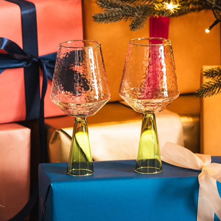 Kieliszki do wina Claude zielone Brut Homeware