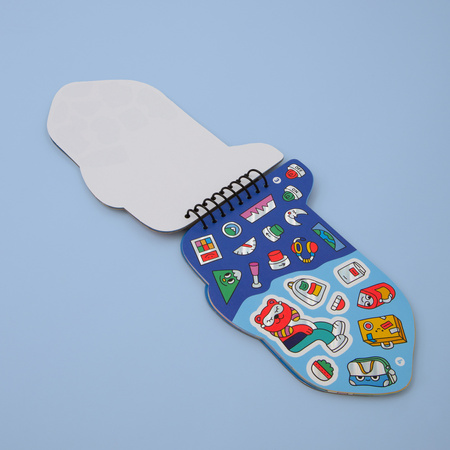 ZESZYT KREATYWNY Z NAKLEJKAMI - VROOM OMY