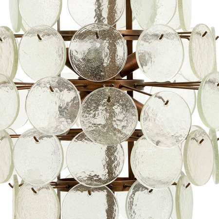 Lampa wisząca szklane monety Nordal