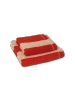 Ręcznik kąpielowy Alee Light Camel/Red ferm LIVING